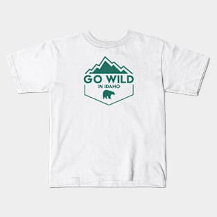 Go Wild in Idaho Kids T-Shirt